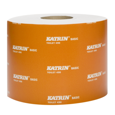Toalet.papír Katrin Basic 490, 2 vrstvý, recykl  (244010007)