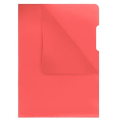 Obal zakládací "L" A4, nezávěsný,červený  (252480032)