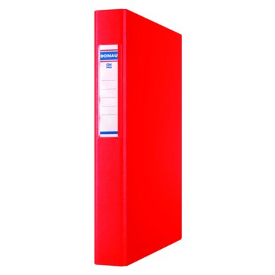 Pořadač kroužkový PP, 2RO, A4/25 mm, červený  (212190091)