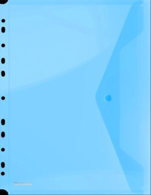 Desky spis. A4 PVC s euroděrováním a drukem, modré  (174460168)